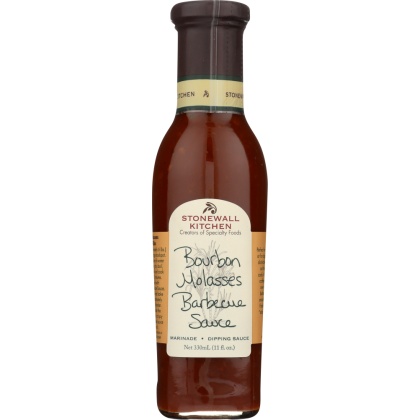 STONEWALL KITCHEN: Bourbon Molasses Barbecue Sauce, 11 fo