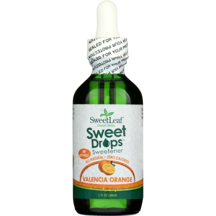 SWEETLEAF: Liquid Stevia Sweet Drops Sweetener Valencia Orange, 2 oz