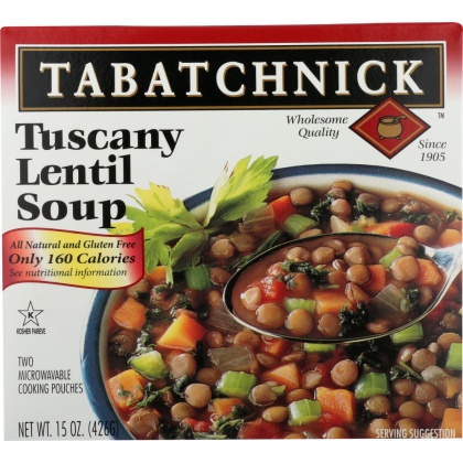 TABATCHNICK: Tuscany Lentil Soup, 15 oz