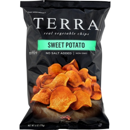 TERRA CHIPS: Plain Sweet Potato Chips, 6 oz