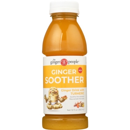 THE GINGER PEOPLE: Ginger Soother with Turmeric, 12 fo