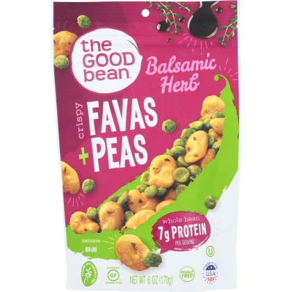 THE GOOD BEAN: Balsamic Herb Favas Peas, 6 oz