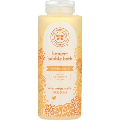 THE HONEST COMPANY: Bubble Bath Orange Vanilla, 12 oz