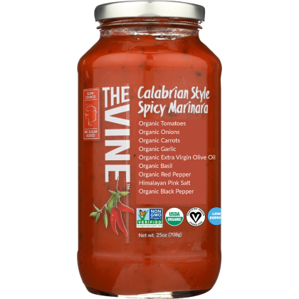 THE VINE: Marinara Calabrian Organic, 25 oz