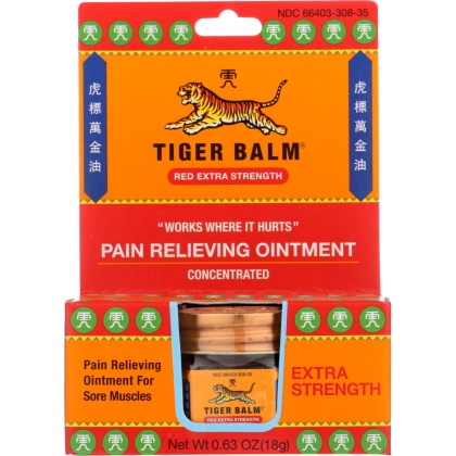 TIGER BALM: Pain Relieving Ointment Extra Strength, 0.63 oz