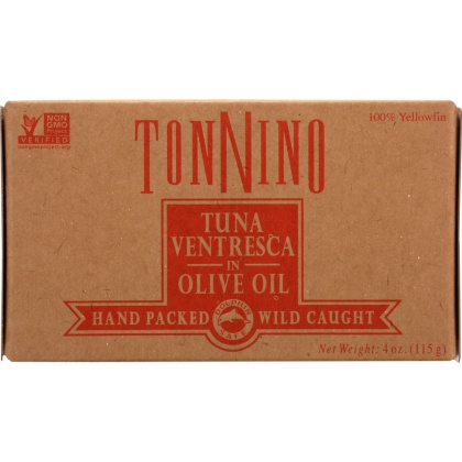 TONNINO: Tuna Ventresca In Olive Oil FA, 4.05 oz