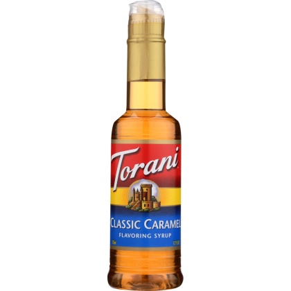 TORANI: Classic Caramel Flavoring Syrup, 12.7 Oz