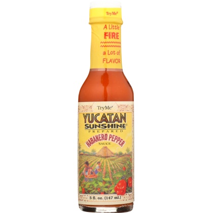 TRY ME: Yucatan Sunshine Habanero Pepper Sauce, 5 Oz