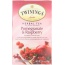 TWINING TEA: Pomegranate & Raspberry Herbal Tea, 20 bg