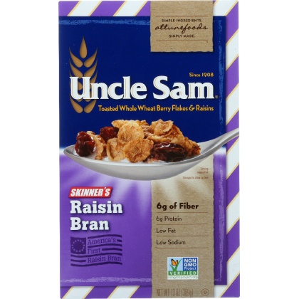 UNCLE SAM: Skinners Raisin Bran Cereal, 13 oz