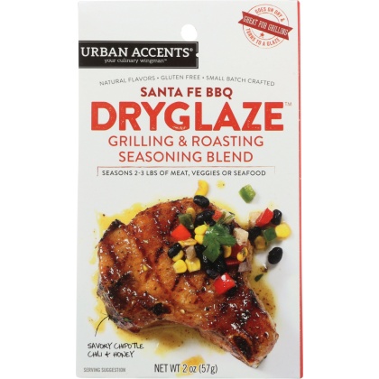 URBAN ACCENTS: Santa Fe BBQ Dryglaze Seasoning, 2 oz