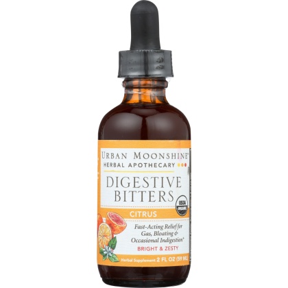 URBAN MOONSHINE: Organic Citrus Digestive Bitters Dropper, 2 fl oz