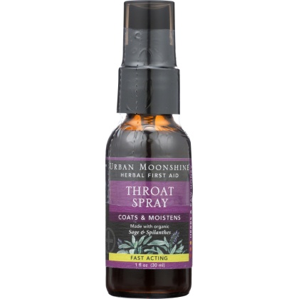 URBAN MOONSHINE: Throat Spray, 1 fl oz