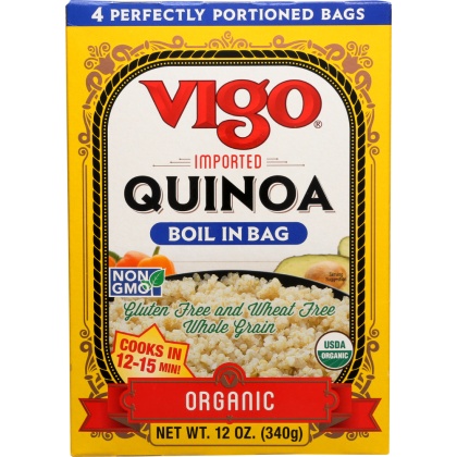 VIGO: Quinoa Boil in Bag Organic, 12 oz