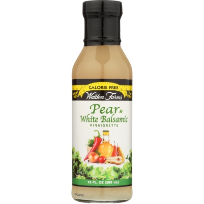 WALDEN FARMS: Pear & White Balsamic Vinaigrette Dressing, 12 oz