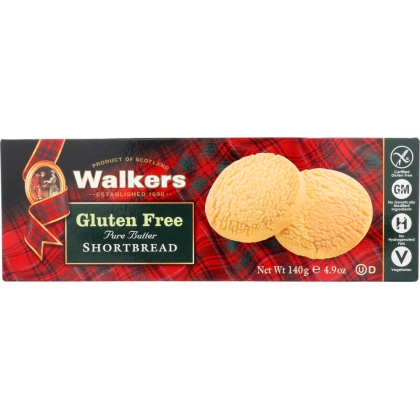 WALKERS: Gluten Free Shortbread Rounds, 4.9 oz