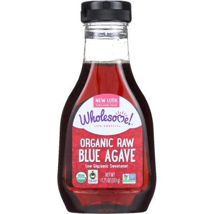 WHOLESOME SWEETENERS: Organic Raw Blue Agave, 11.75 oz