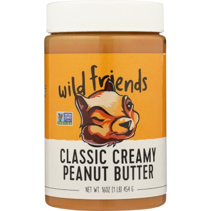 WILD FRIENDS: Peanut Butter Classic Creamy, 16 oz