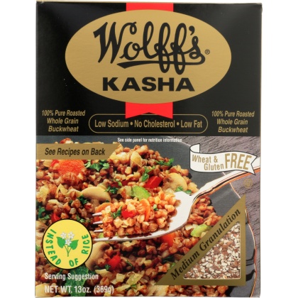 WOLFFS: Kasha Medium Granulation, 13 oz