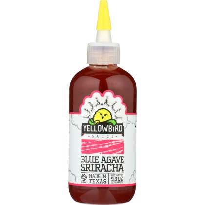 YELLOWBIRD SAUCE Condiment Agave Blue Sriracha, 9.8 oz