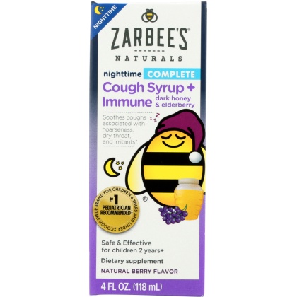 ZARBEES: Syrup Cough Children\'s Nighttime Berry, 4 fo