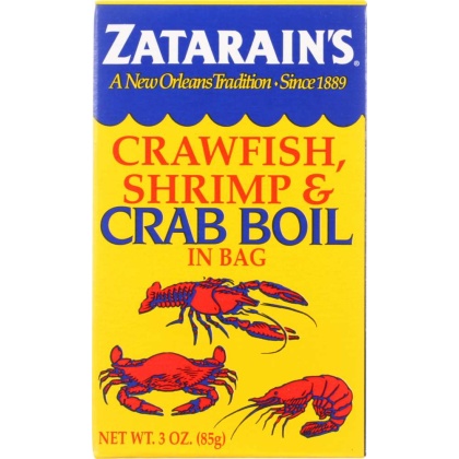 ZATARAINS: Crawfish Shrimp Crab Boil in Bag, 3 oz