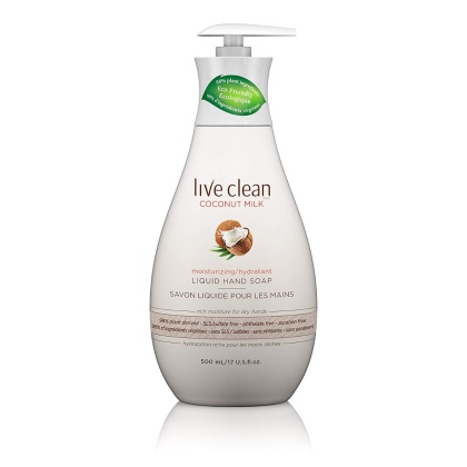 LIVE CLEAN: Coconut Milk Moisturizing Hand Soap, 17 oz