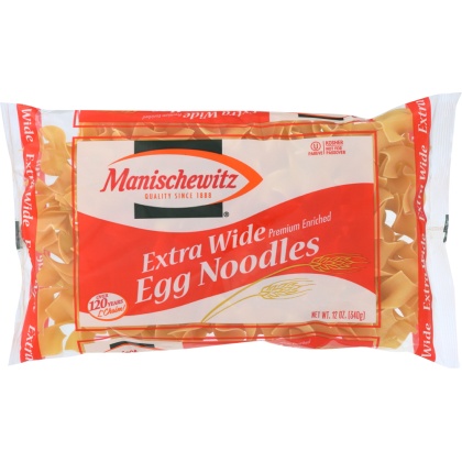 MANISCHEWITZ: Extra Wide Egg Noodles, 12 Oz