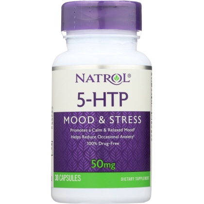 NATROL: 5-HTP 50 mg, 30 Capsules