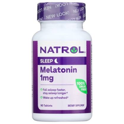 NATROL: Melatonin 1 mg, 90 tb