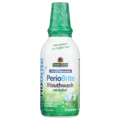 NATURE\'S ANSWER: PerioBrite Natural Mouthwash Coolmint, 16 oz