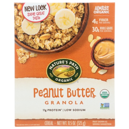 NATURE\'S PATH: Organic Peanut Butter Granola Cereal, 11.5 oz