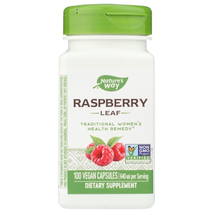 NATURE\'S WAY: Red Raspberry Leaf 450 Mg, 100 Capsules