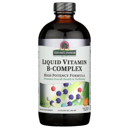 NATURES ANSWER: Liquid Vitamin B Complex, 16 oz