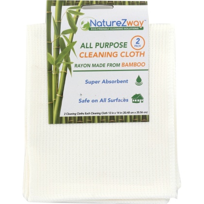 NATUREZWAY: Cloth Drying Bamboo, 2 pk, 1 ea