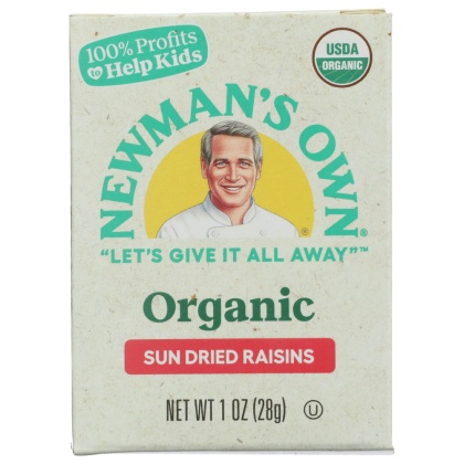 NEWMANS OWN ORGANIC: Organic Raisins 1 oz 6 Pack, 6 oz
