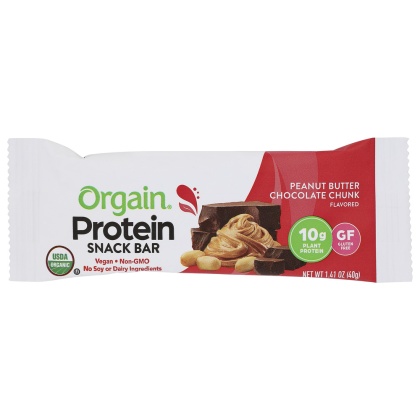 ORGAIN: Bar Protein Peanut Butter Chocolate, 1.4 oz