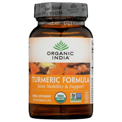 ORGANIC INDIA: Turmeric Formula, 90 veggie caps