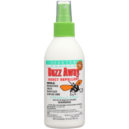 QUANTUM HEALTH: Buzz Away Insect Repellent Citronella Spray, 6 oz